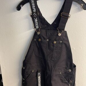 Men's Black Overalls